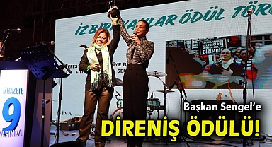 Başkan Sengel'e direniş ödülü: Bu ödül tüm direnenlerin