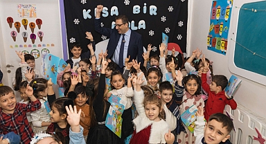 Başkan Yiğit miniklerin sevincine ortak oldu