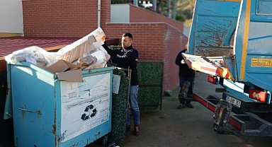 Bayraklı'dan geri dönüşüme 1 yılda 650 ton atık