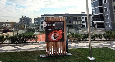 Menderes'e yeni park... Şehit Fethi Sekin parkı açılmaya hazır