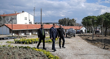 Büyükşehir'in Çandarlı Sosyal Tesisleri ilkbahara hazır