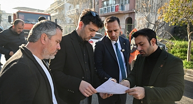 Başkan Eşki projeleri yerinde inceledi... Bornova'da 7/24 mesaisi