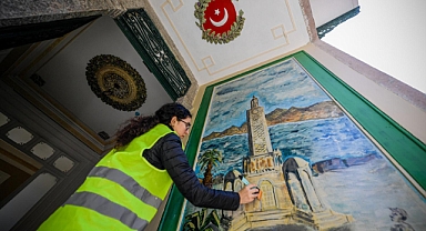 Ay Yıldızlı Konak'ta restorasyon tamamlanıyor... Tarihi doku gün yüzüne çıktı!