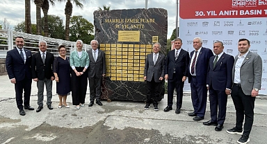 Marble İzmir'in 30'ncu yıl anısına anıt… Tugay: Kalıcı iz bırakanın yanında olacağız!