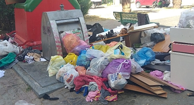 Bir haftalık maske düştü… İlçeler yine çöplüğe döndü!