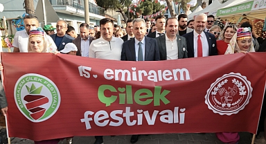 Emiralem Çilek Festivali'ne muhteşem başlangıç