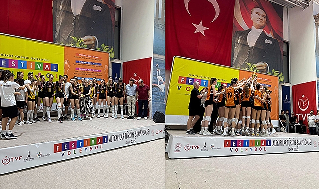 Festival Voleybol'da ilk ödüller verildi