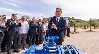 İzmir'de tarıma güçlü destek... Yahşibey Sulama Göleti hizmete açıldı