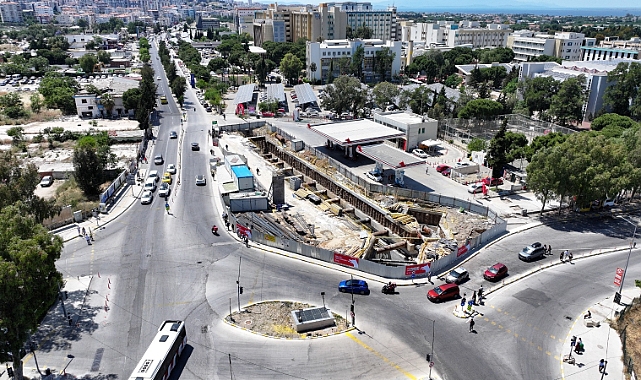 Hastane yolcuları için özel yaya tüneli