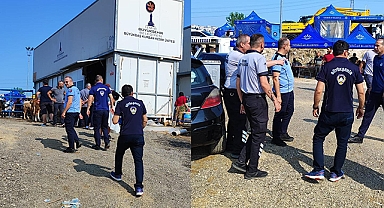 İzmir Büyükşehir'in zabıta ekiplerinden bayram mesaisi