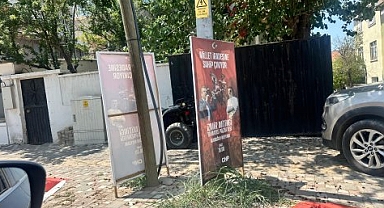 Kınıklılardan afiş tepkisi: Belediye görmüyor mu?