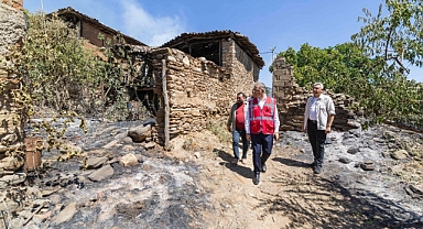 Başkan Tugay yanan köyler için İzmir dayanışmasının ateşini yaktı