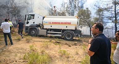 Bornova Belediyesi Gökdere'de 200 personelle seferber oldu