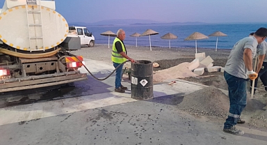 Güzelbahçe'de 'sıcak hava' düzenlemesi