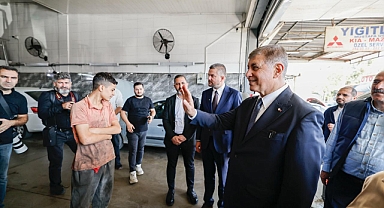 Başkan Tugay sanayi esnafıyla buluştu: Misafir gibi gelip gitme düşüncemiz yok