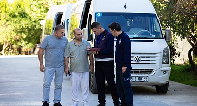 Narlıdere'de okul servislerine sıkı denetim