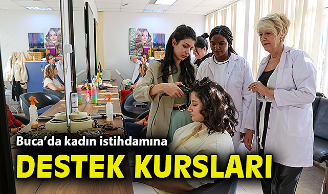 Buca'da kadın istihdamına destek kursları