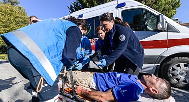 İzmir Doğal Yaşam Parkı'nda acil durum tatbikatı
