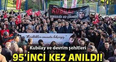 Kubilay ve devrim şehitleri 95'inci kez anıldı