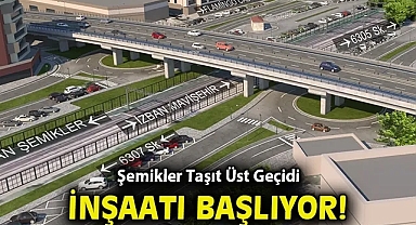 Şemikler Taşıt Üst Geçidi inşaatı başlıyor