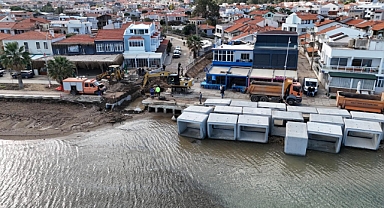 Yeni Foça'da taşkın kabusu bitti