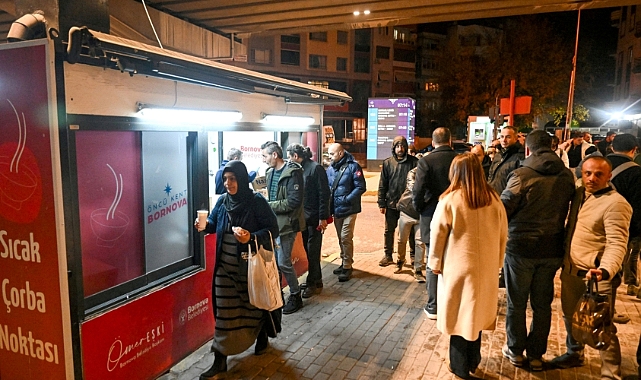 Bornova'da soğuk günlere karşı sıcak dayanışma
