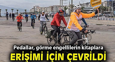 Pedallar, görme engellilerin kitaplara erişimi için çevrildi