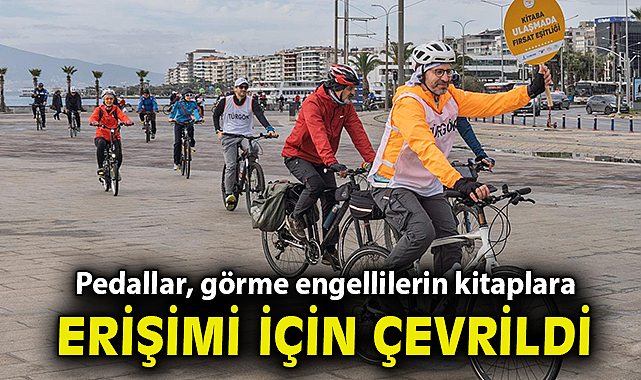 Pedallar, görme engellilerin kitaplara erişimi için çevrildi