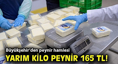Büyükşehir'den peynir hamlesi... 500 gramlık kaşar 165 TL