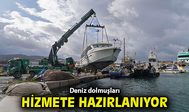 Deniz dolmuşları hizmete hazırlanıyor