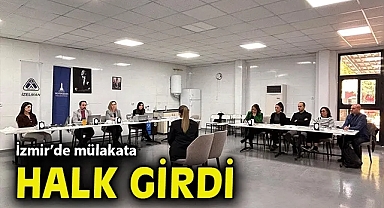 İzmir'de mülakata halk girdi