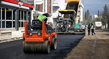 Bornova'da yol seferberliği