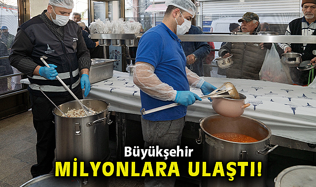 Büyükşehir milyonlara ulaştı