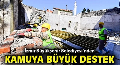 İzmir Büyükşehir Belediyesi'nden kamuya büyük destek