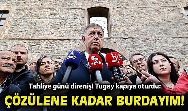 Tahliye günü direniş! Tugay kapıya oturdu: