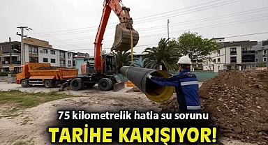 75 kilometrelik hatla su sorunu tarihe karışıyor