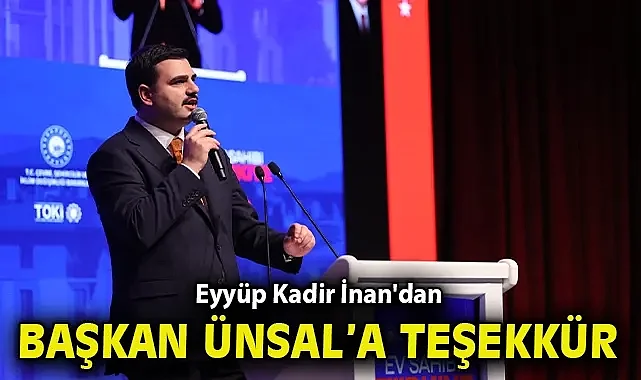 AK Parti Genel Sekreteri Eyyüp Kadir İnan'dan Karşıyaka Belediye Başkanı Behice Yıldız Ünsal'a teşekkür