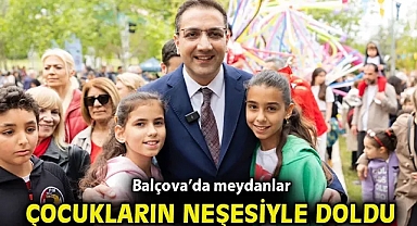 Balçova'da 23 Nisan Coşkusu Zirveye Ulaştı: Meydanlar Çocukların Neşesiyle Doldu