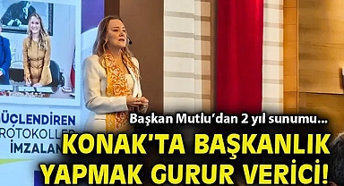 Başkan Mutlu'dan 2 yıl sunumu... Konak'ta başkanlık yapmak gurur verici!