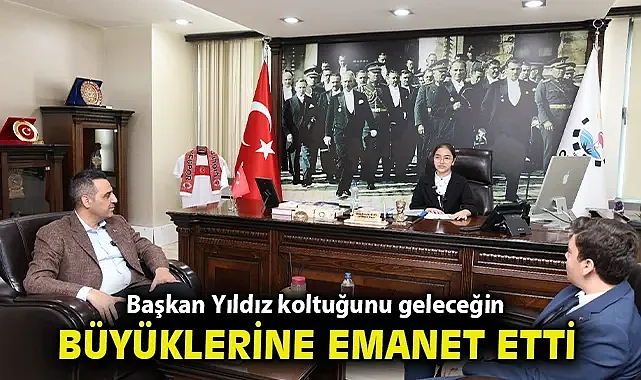 Başkan Yıldız Koltuğunu Geleceğin Büyüklerine Emanet Etti