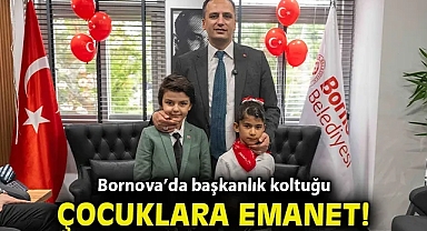 Bornova'da başkanlık koltuğu çocuklara emanet