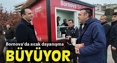 Bornova'da sıcak dayanışma büyüyor