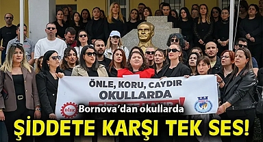 Bornova'dan okullarda şiddete karşı tek ses!