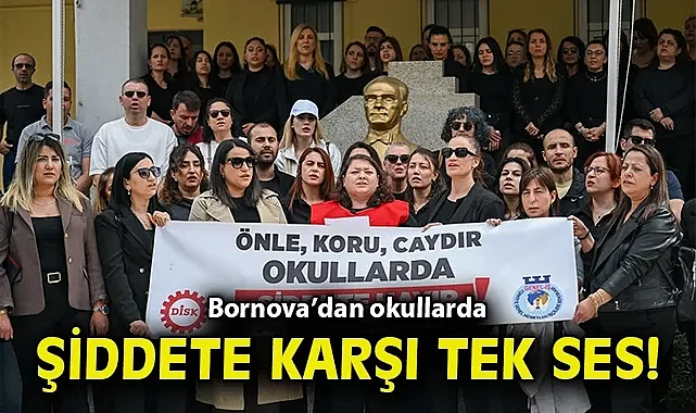 Bornova'dan okullarda şiddete karşı tek ses!