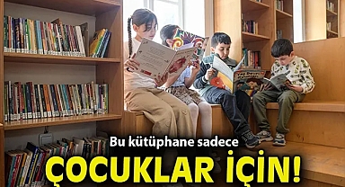 Bu kütüphane sadece çocuklar için!