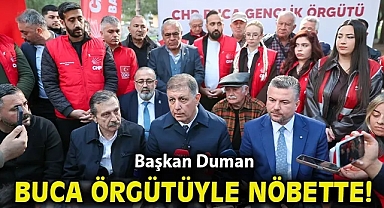 Buca Meslek Fabrikası için nöbet tuttu