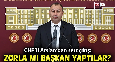 CHP'li Arslan'dan sert çıkış: