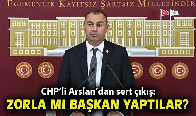CHP'li Arslan'dan sert çıkış:
