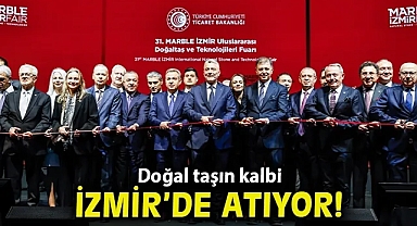 Doğal taşın kalbi İzmir'de atıyor