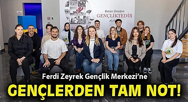 Ferdi Zeyrek Gençlik Merkezi'ne gençlerden tam not!